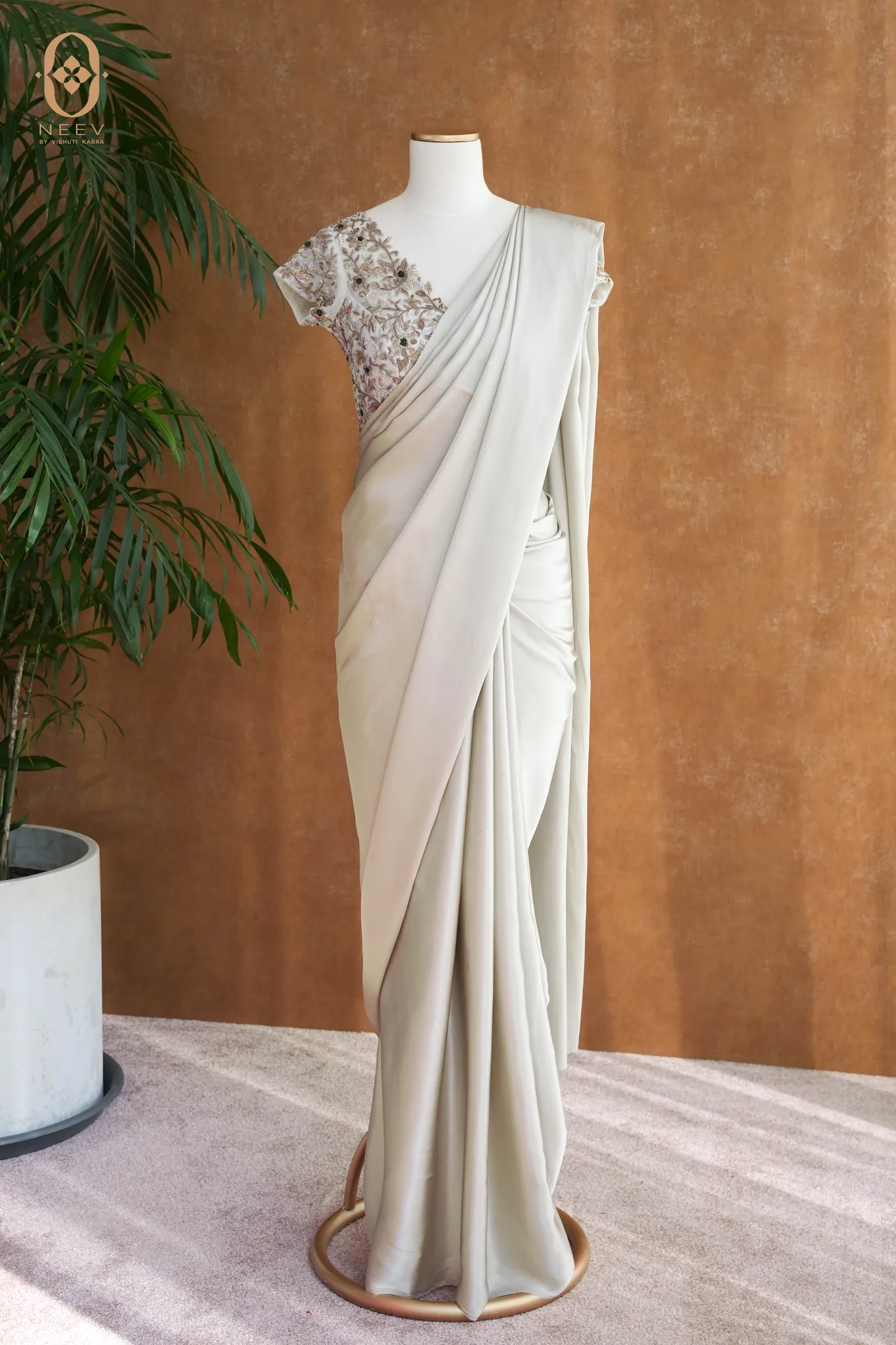 Fire Fly Sterling Silver Satin Saree