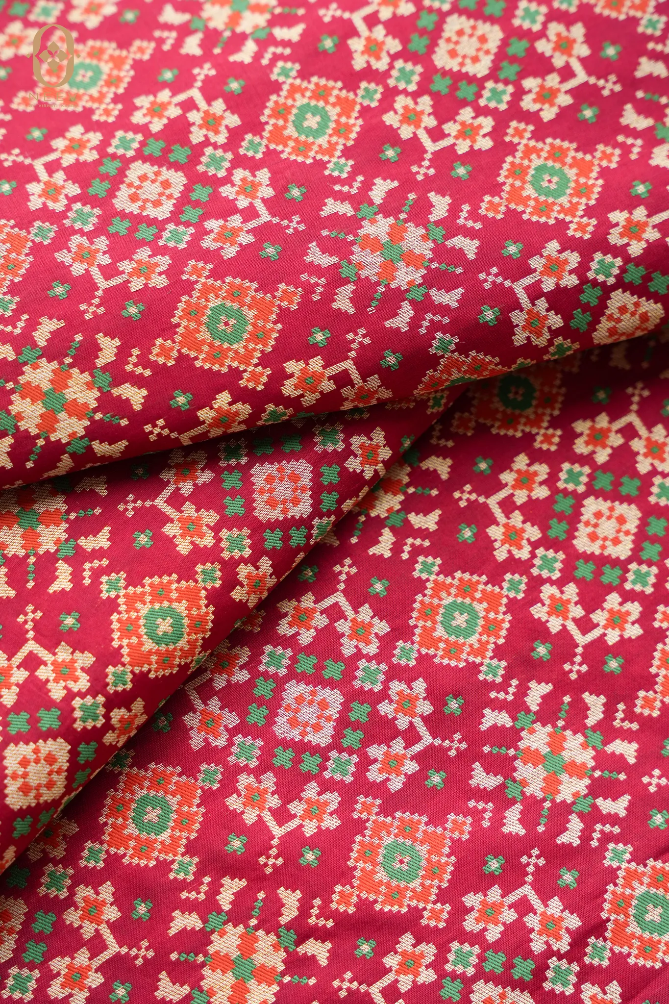 Patola Katan Silk Fabric