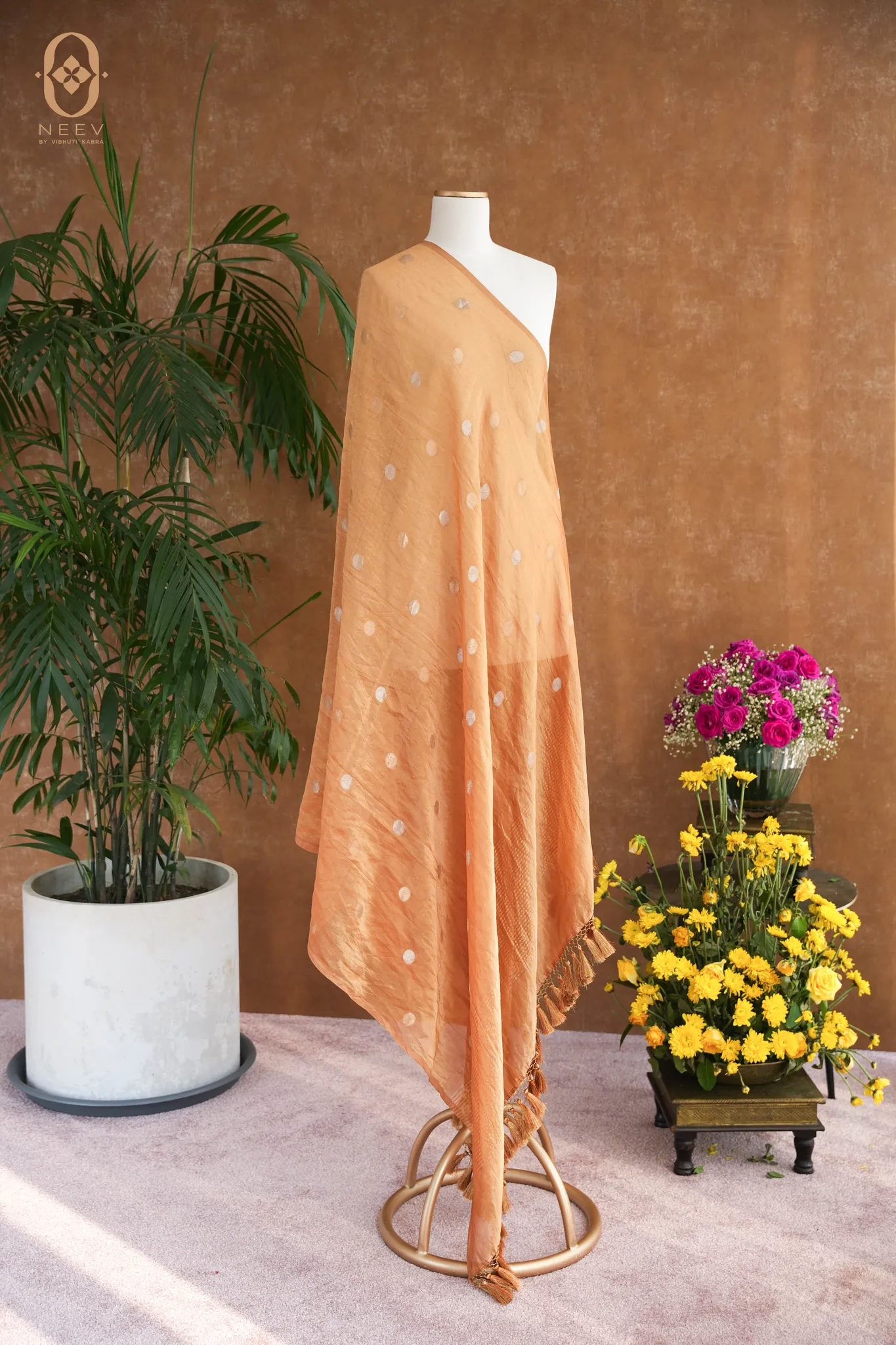 Tissue Silk Boota Dupatta