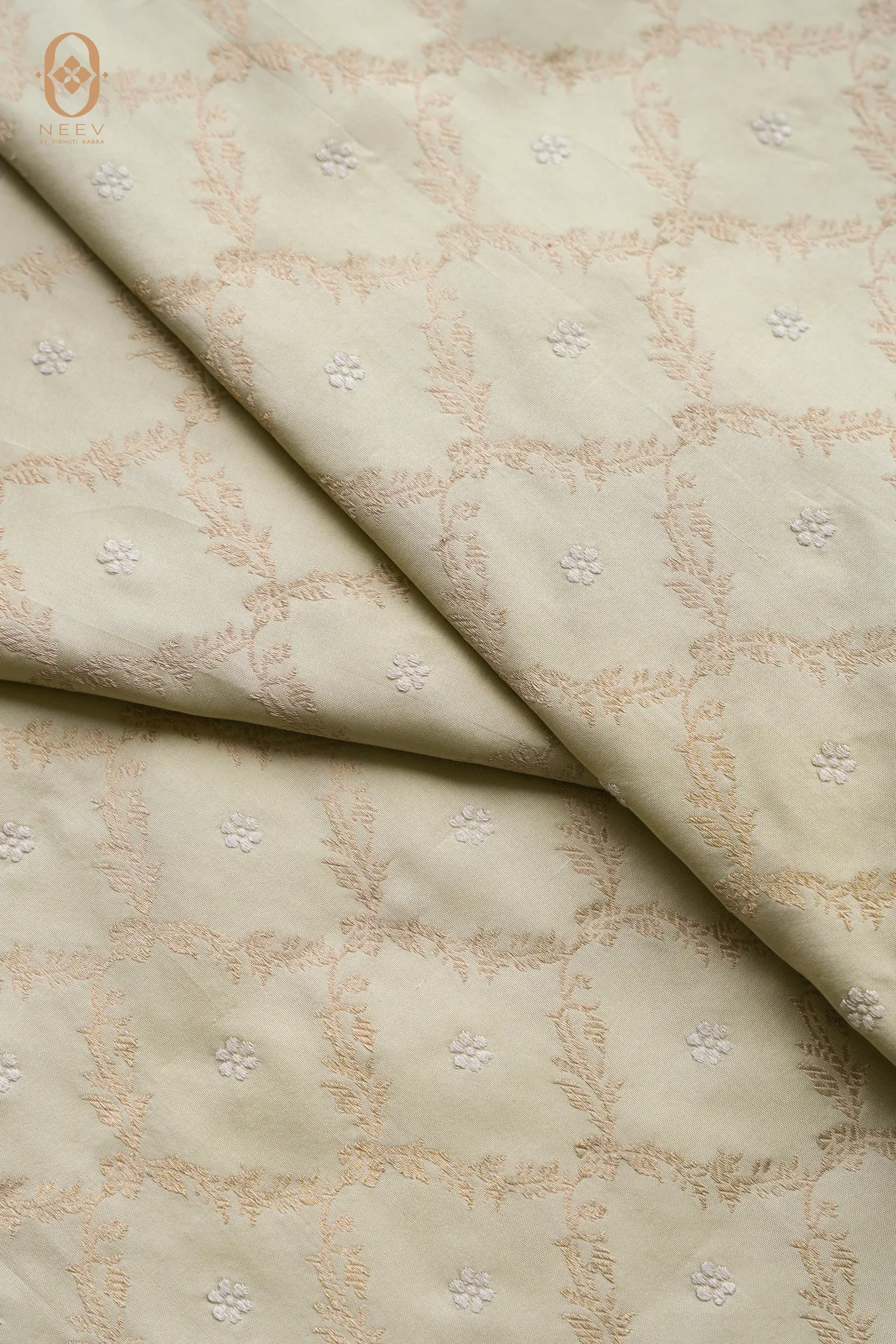Premium Katan Silk Jaal Fabric