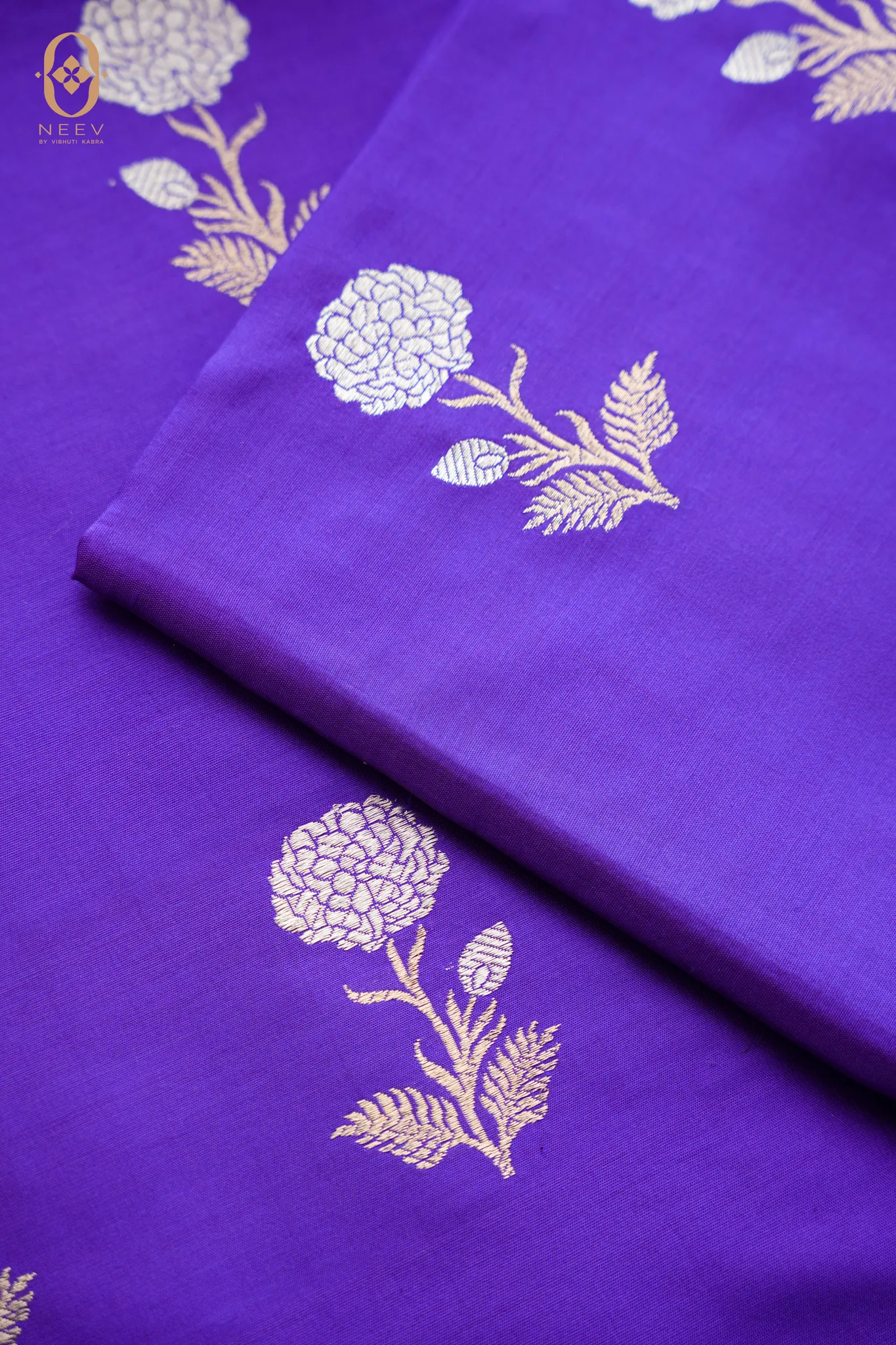 Florence Katan Silk Boota Fabric