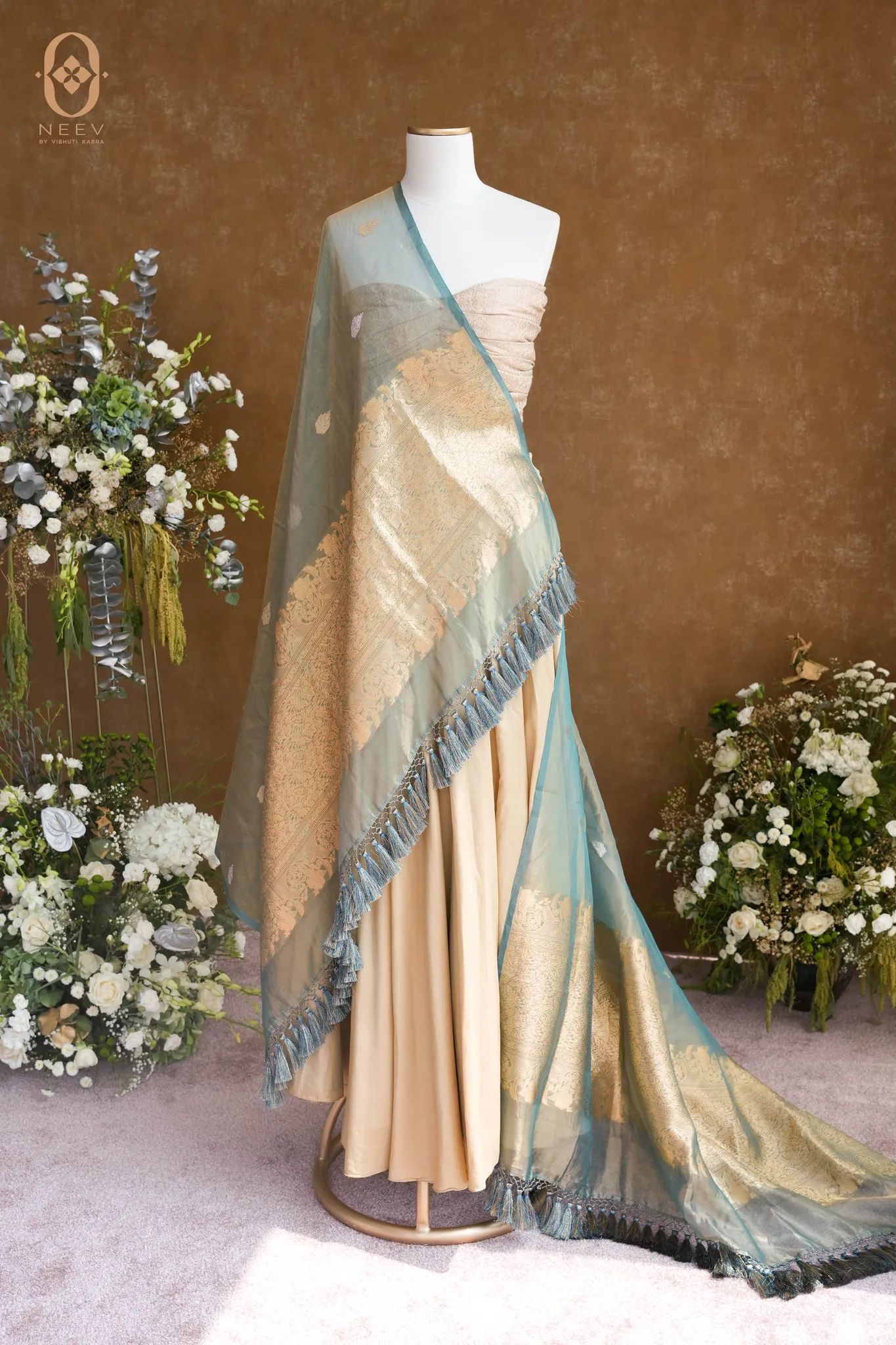 Kanjivaram Tissue Silk Dupatta