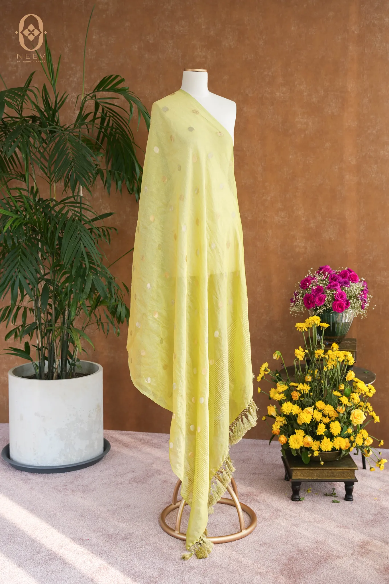 Tissue Silk Boota Dupatta