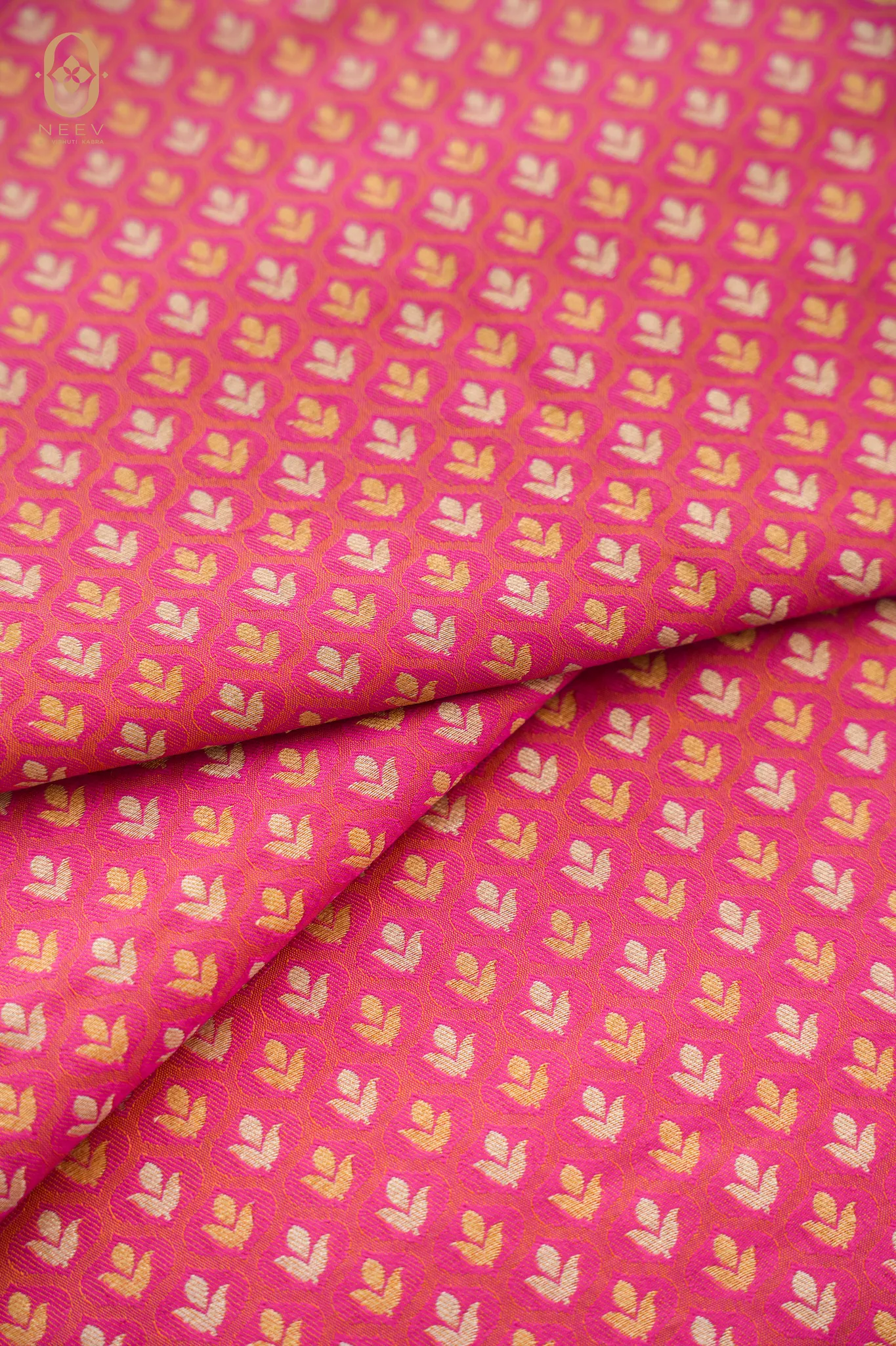 Katan Silk Boota Fabric