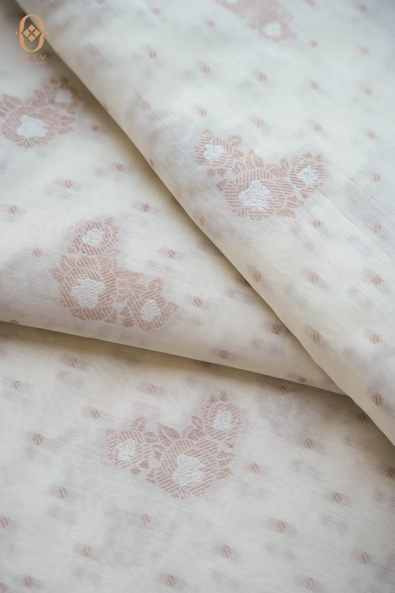 Chinia Silk Sona Rupa Boota Fabric