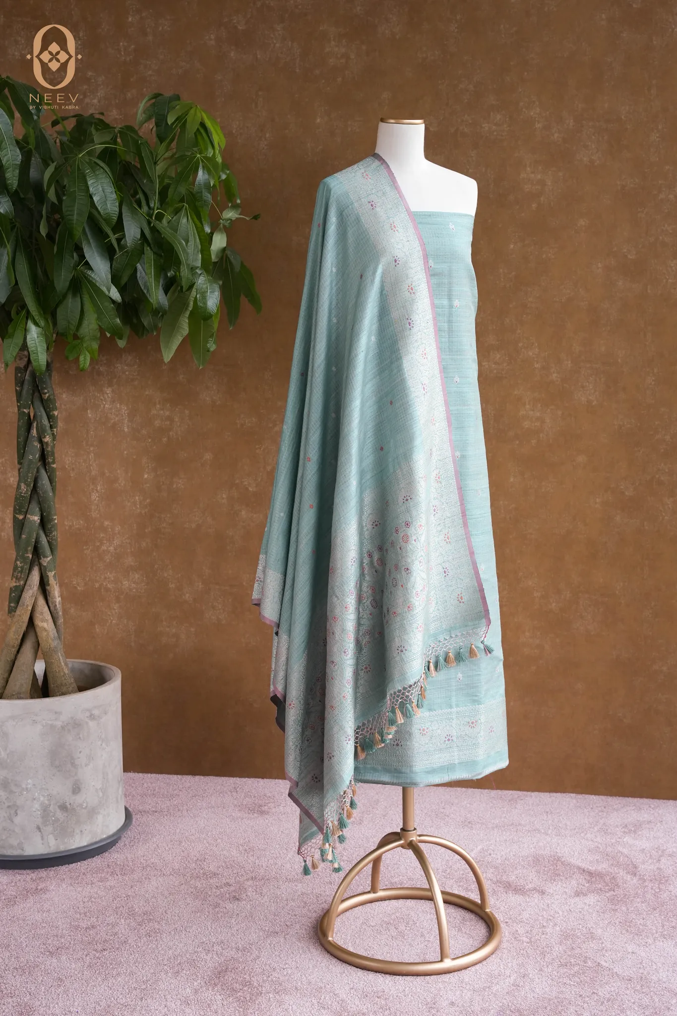 Dupion Silk Suit Set