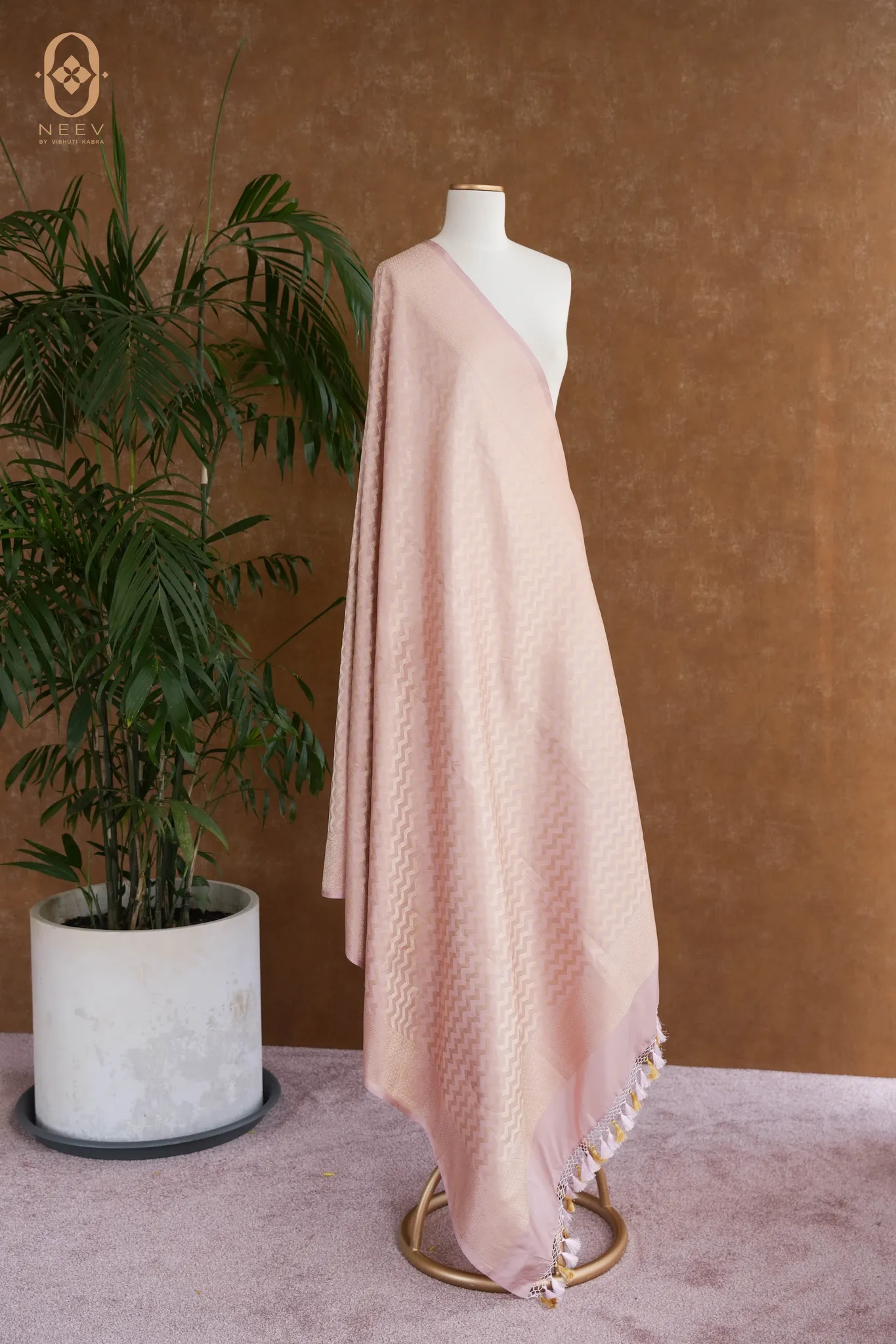 Katan Silk Zig Zag Dupatta