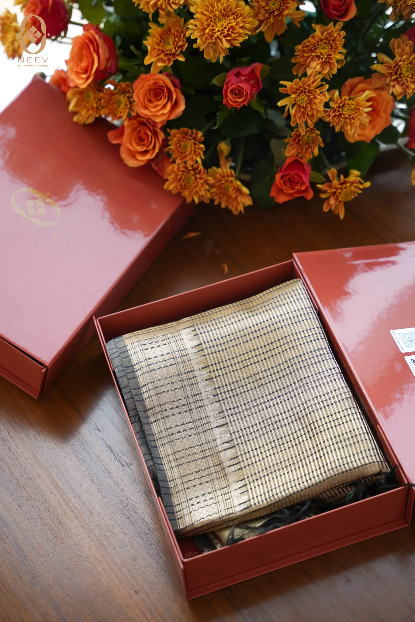 Til Rang Chanderi Tissue Dupatta
